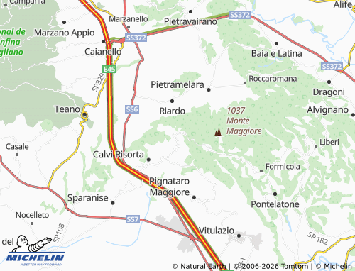 Carte MICHELIN Rocchetta e Croce - ViaMichelin
