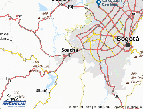 MICHELIN Mariscal Sucre map - ViaMichelin