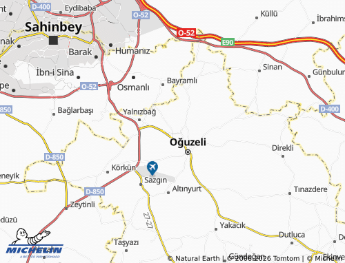 Mappa MICHELIN Yeşildere - ViaMichelin