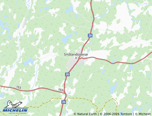 Mapa MICHELIN Smålandsstenar - ViaMichelin