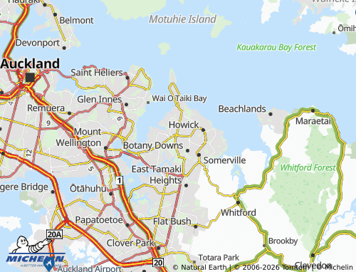 Mapa MICHELIN Highland Park - ViaMichelin