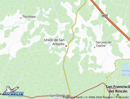 Mapa MICHELIN Hacienda de Adobes - ViaMichelin