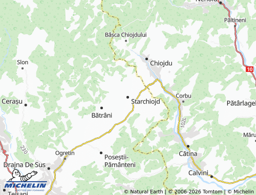 Mapa MICHELIN Starchiojd - ViaMichelin