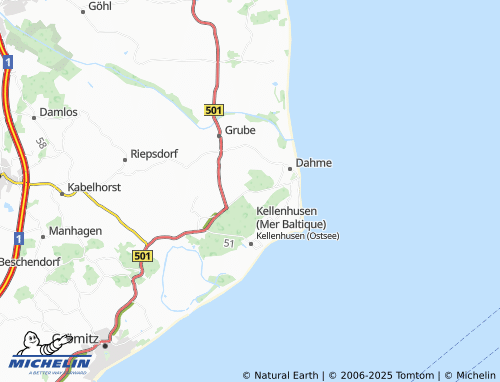 Kaart MICHELIN Gruberhagen - ViaMichelin