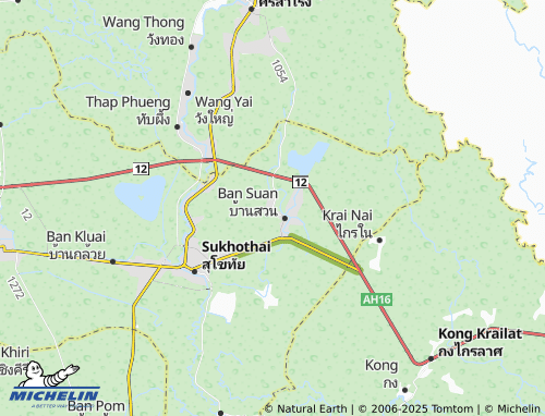 MICHELIN Tan Tia map - ViaMichelin