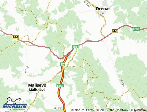 Carte MICHELIN Arllat - ViaMichelin