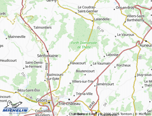Mapa MICHELIN Lincourt - ViaMichelin