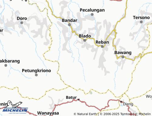 MICHELIN-Landkarte Kembanglangit - ViaMichelin