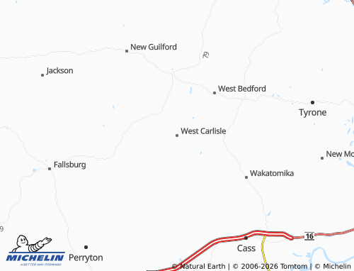 Kaart MICHELIN West Carlisle - ViaMichelin