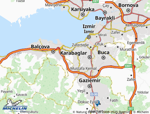 MICHELIN Salih Omurtak map - ViaMichelin