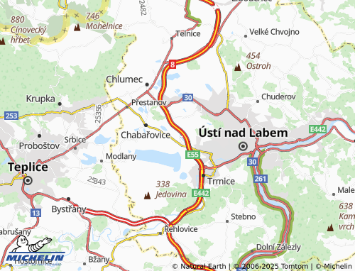 MICHELIN Hrbovice map - ViaMichelin