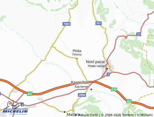 Mappa MICHELIN Pliska - ViaMichelin
