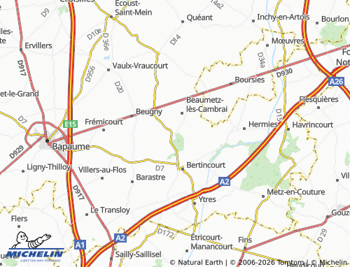 MICHELIN Vélu map - ViaMichelin
