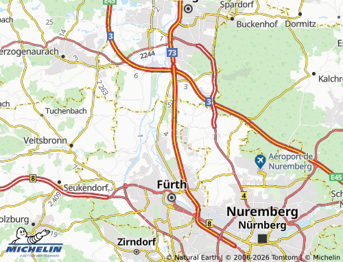 Mapa MICHELIN Herboldshof - ViaMichelin