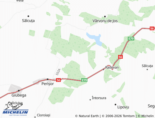 MICHELIN Târnava map - ViaMichelin