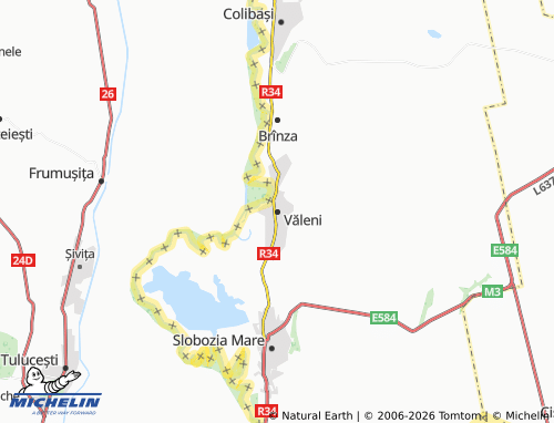 Mappa MICHELIN Văleni - ViaMichelin