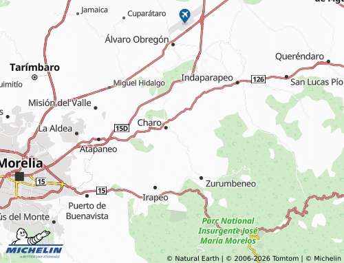 Mapa MICHELIN de Santiago - ViaMichelin