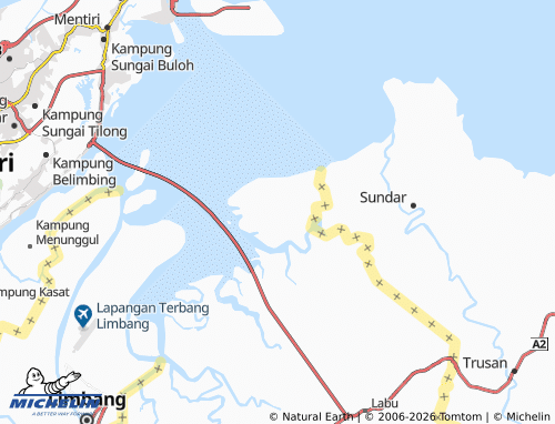 Mapa MICHELIN Pulau Selirong - ViaMichelin