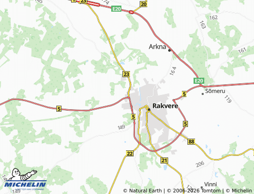 Carte MICHELIN Tõrremäe - ViaMichelin