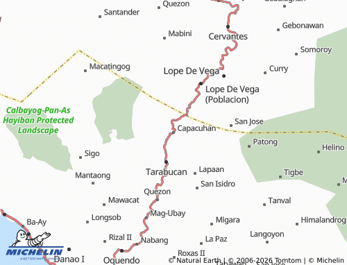 MICHELIN Capacuhan map - ViaMichelin