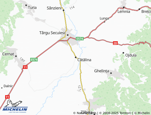 MICHELIN Cătălina map - ViaMichelin