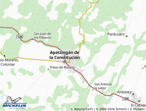 Mapa MICHELIN Lázaro Cárdenas - ViaMichelin
