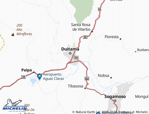 MICHELIN Los Alpes map - ViaMichelin