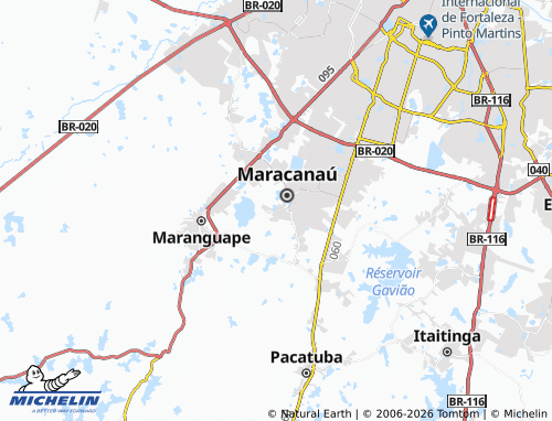 Mapa MICHELIN Colônia Antônio Justa - ViaMichelin