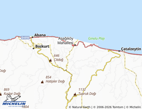 MICHELIN Köklüce map - ViaMichelin