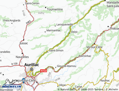 MICHELIN Lestrade-Rouffiac map - ViaMichelin