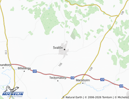 Carte MICHELIN Svalöv - ViaMichelin