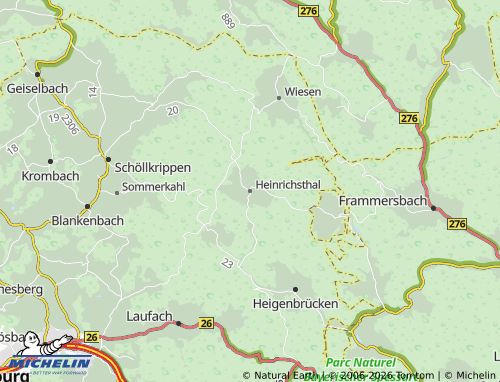 MICHELIN Heinrichsthal map - ViaMichelin