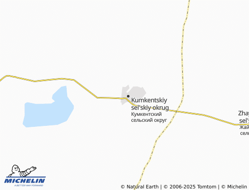 MICHELIN Kyzylkanat map - ViaMichelin