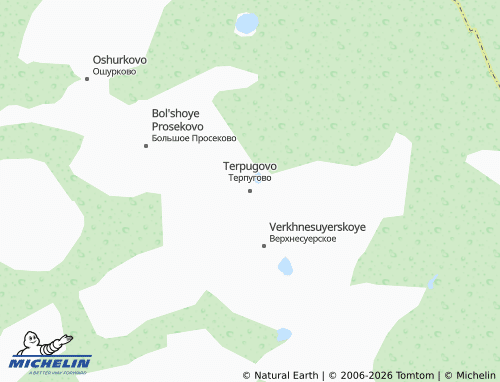 MICHELIN-Landkarte Terpugovo - ViaMichelin