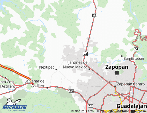 MICHELIN Las Agujas map - ViaMichelin