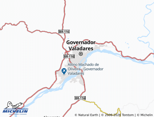 Mapa MICHELIN São Geraldo - ViaMichelin