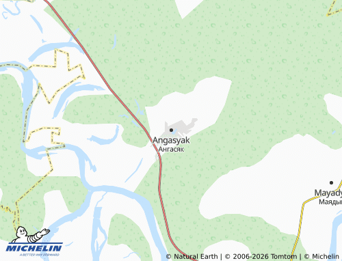 MICHELIN-Landkarte Angasyak - ViaMichelin