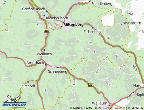 MICHELIN Reichartshausen map - ViaMichelin