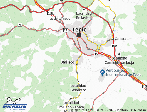 Mapa MICHELIN Alborada - ViaMichelin