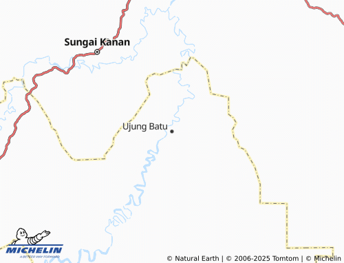 MICHELIN Ujung Batu map - ViaMichelin