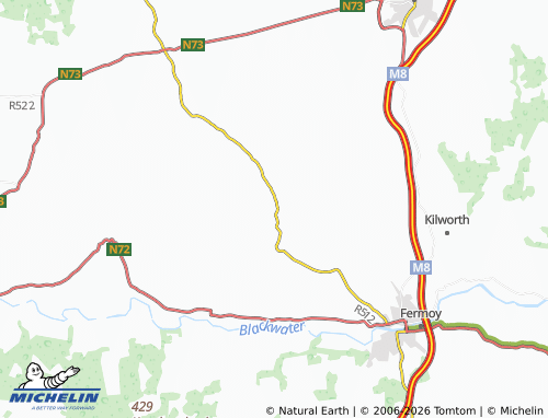 Carte MICHELIN Glanworth - ViaMichelin