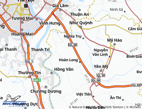 MICHELIN Tân Tiến map - ViaMichelin