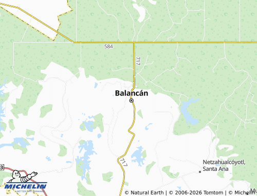 Mapa MICHELIN San Joaquín - ViaMichelin