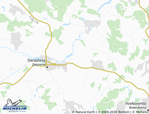 Mappa MICHELIN Nyzhnie - ViaMichelin
