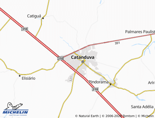 Mapa MICHELIN Vila Rodrigues - ViaMichelin