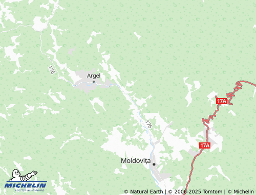 MICHELIN Racșa map - ViaMichelin