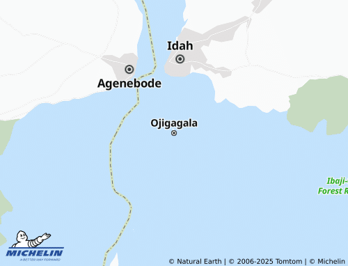 MICHELIN Ojigagala map - ViaMichelin