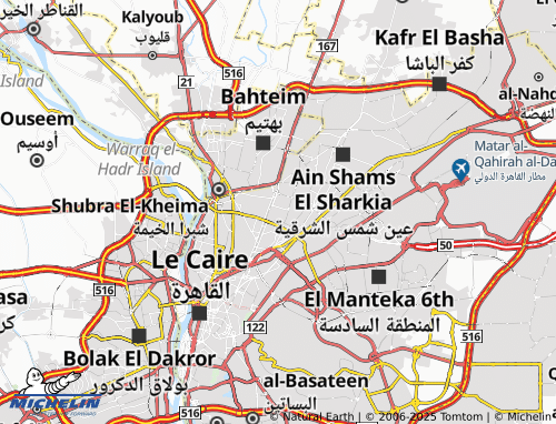 Carte MICHELIN Masakin al-'Ameeriyyah al-Janoubiyyah - ViaMichelin