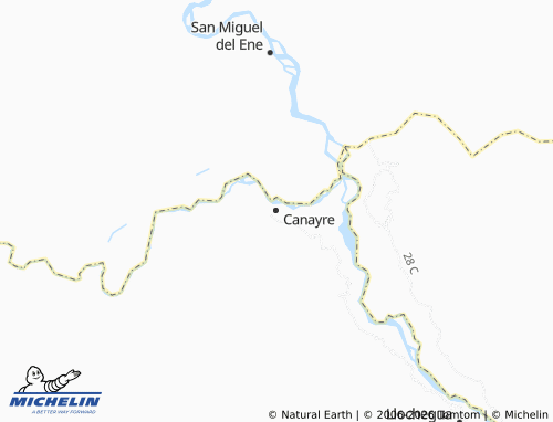 Mappa MICHELIN Canayre - ViaMichelin