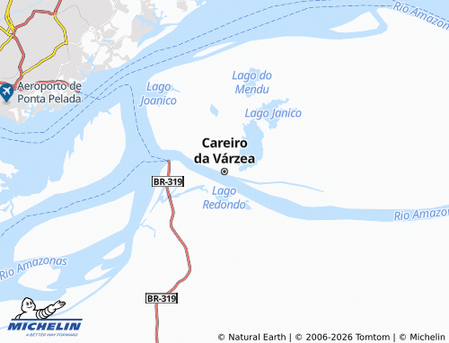 Mapa MICHELIN Careiro da Várzea - ViaMichelin